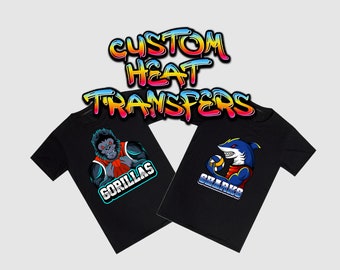 Custom Iron On Transfer: Personalized Logo, Round Design