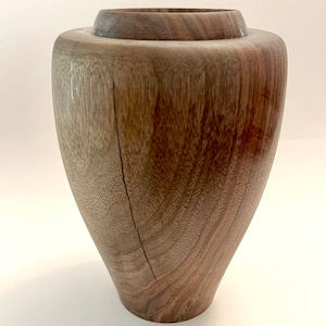 Unique, Reclaimed Black Walnut Vessel