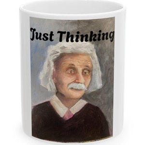Mug, Albert Einstein Mug, Teachers mug, science mug, Einstein.