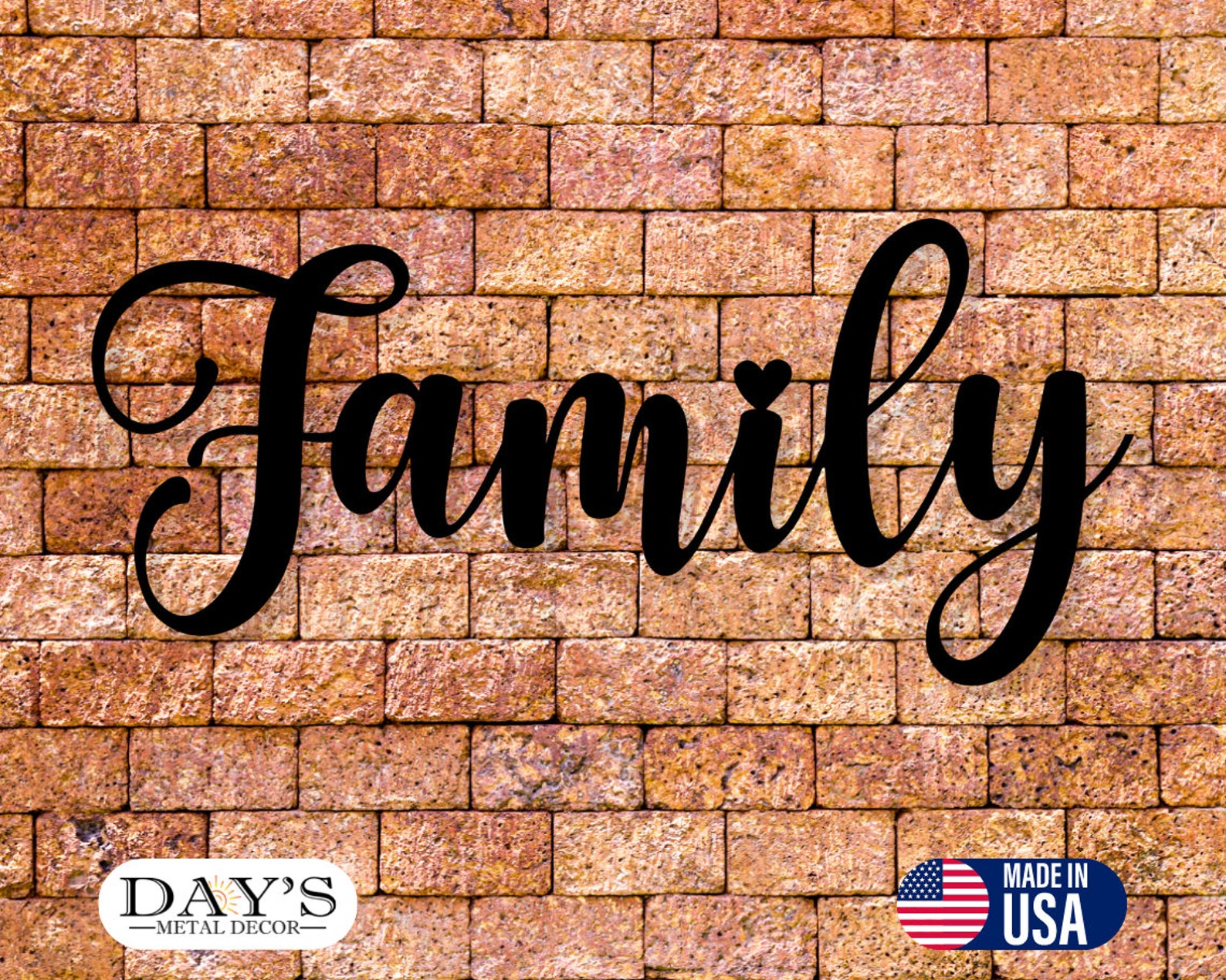 Family Metal Sign Metal Art Family Art Sign Family Sign Etsy