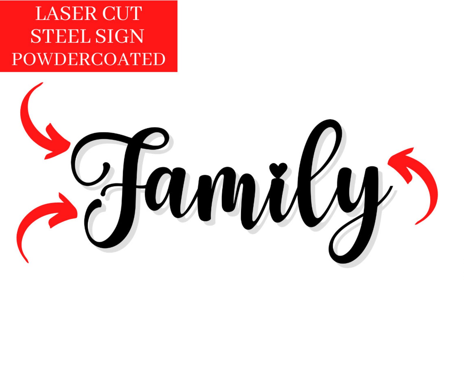 Family Metal Sign Metal Art Family Art Sign Family Sign Etsy