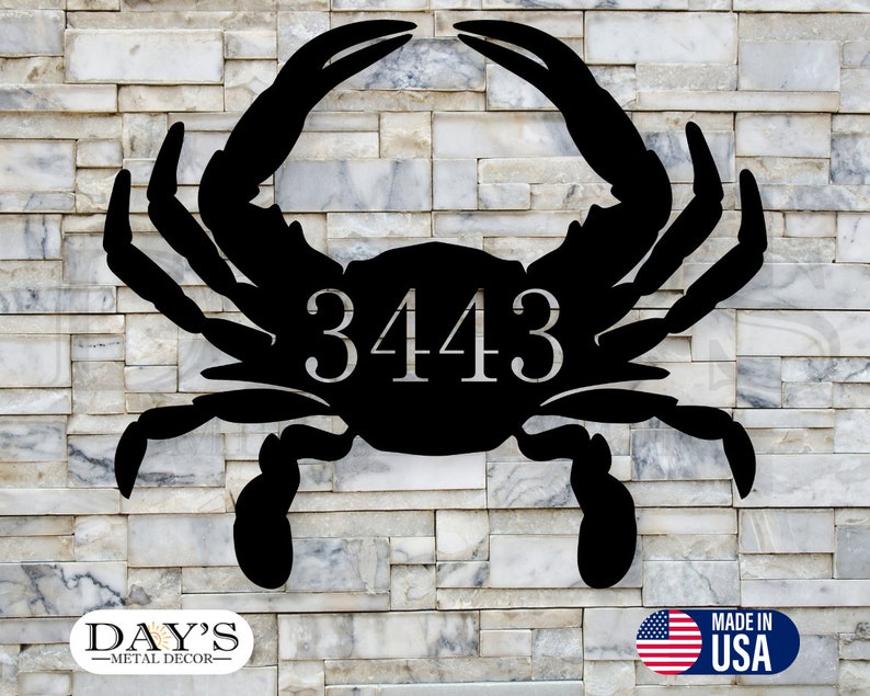 Maryland Gifts Address Sign for House Address Plaque Etsy