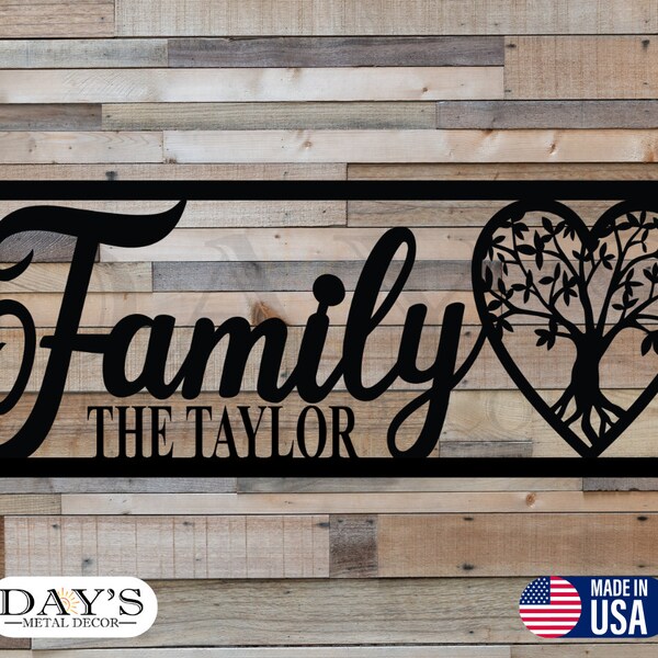 Family Sign - Etsy