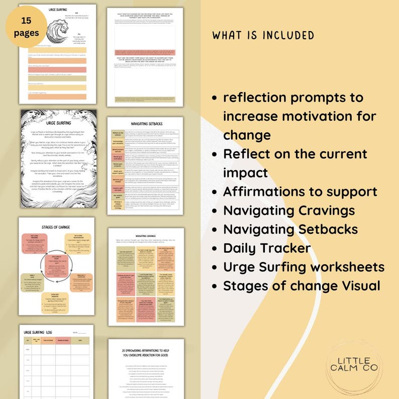 Addiction Recovery Worksheets | Motivational Interviewing Prompts ...