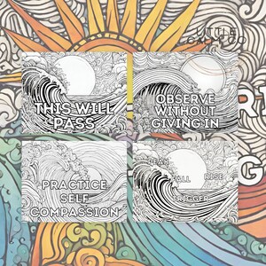 Therapeutic coloring pages for addiction recovery
