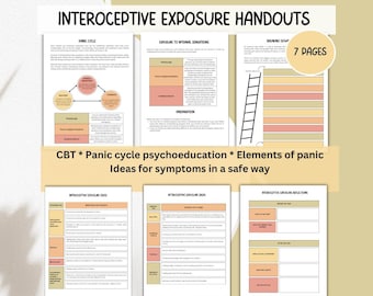 Interoceptive Exposure Handouts for Panic Attacks | Psychoeducation & Coping Tools