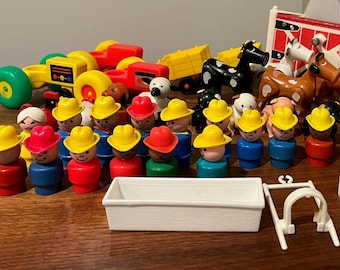 Vintage Fisher-Price Little People Farm Accessories