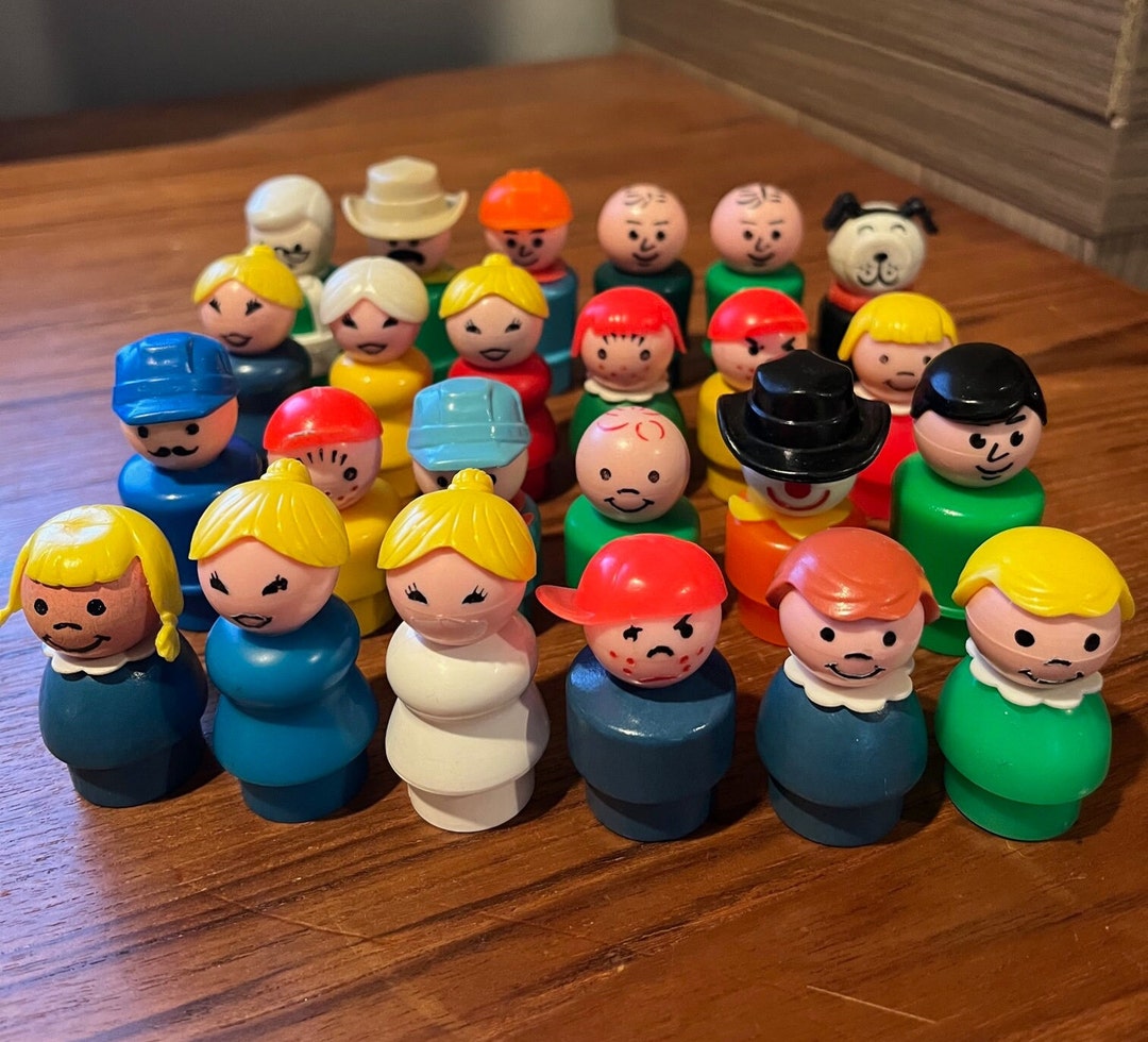 Vintage Fisher-price Little People Figures - Etsy