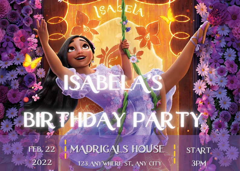 Encanto Editable Birthday Invitation, Mirabel Birthday Digital Download ...