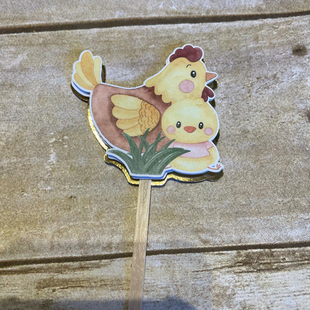 FARM CAKE TOPPER & Farm Mini Toppers, Farm Party Decorations, Farm ...