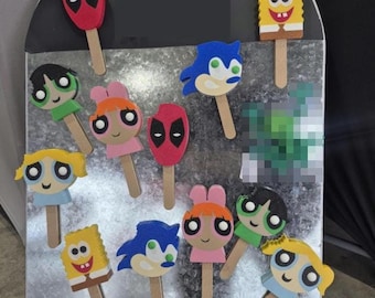 3D Printed Magnet Ice Cream Bar with Nostalgic Gumball Eyes