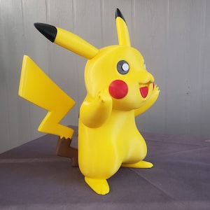 Life Size Pikachu Inspired Fan Art 3D Print - Etsy