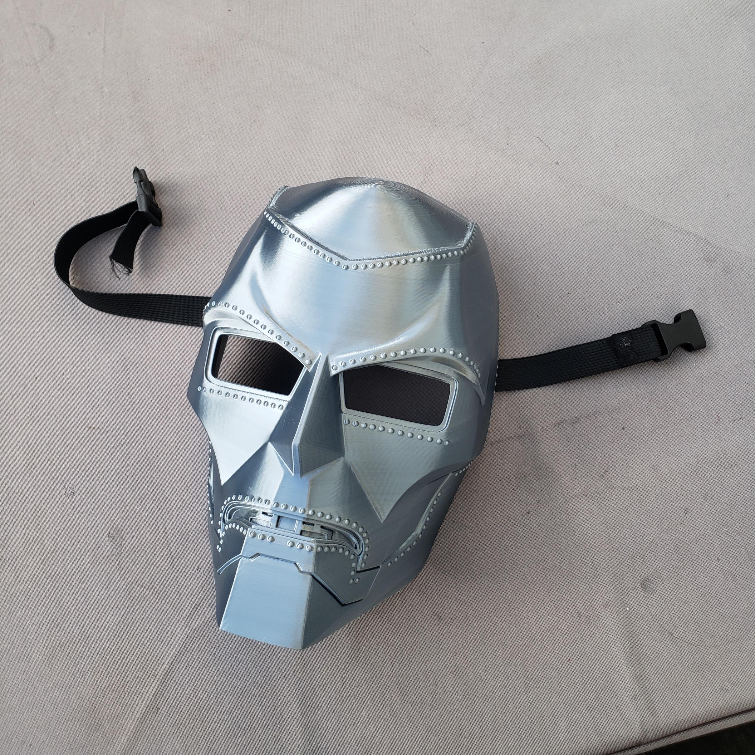 Halodoom Mask Dr. Doom Inspired Fan Art 3D Printed Cosplay Mask — Detailed Super ...