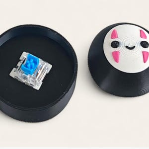 Fan Art Studio Ghibli 3D Printed Character Fidget Keychain Clicker Pack 2 afbeelding 6