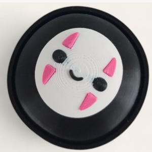 Fan Art Studio Ghibli 3D Printed Character Fidget Keychain Clicker Pack 2 No Face