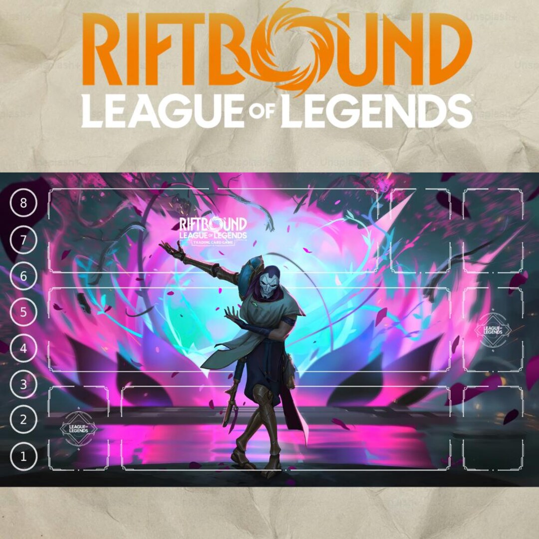 Jhin Comic Riftbound Trading Card Game Playmat - Stitched Edges - Etsy ...