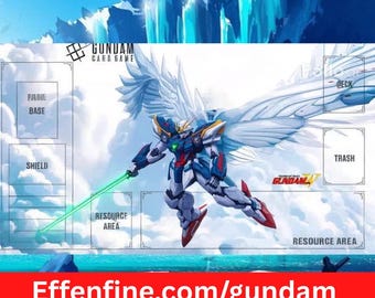 ガンダムTCGプレイマット エンジェル オルタネイトアート ベータプレイマット カスタム