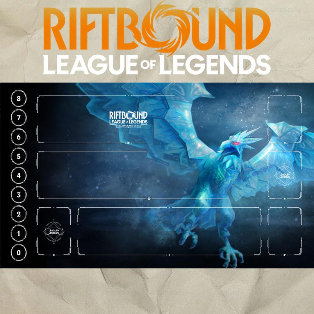 Riftbound Anvia Playmat: League of Legends Trading Card Game (24