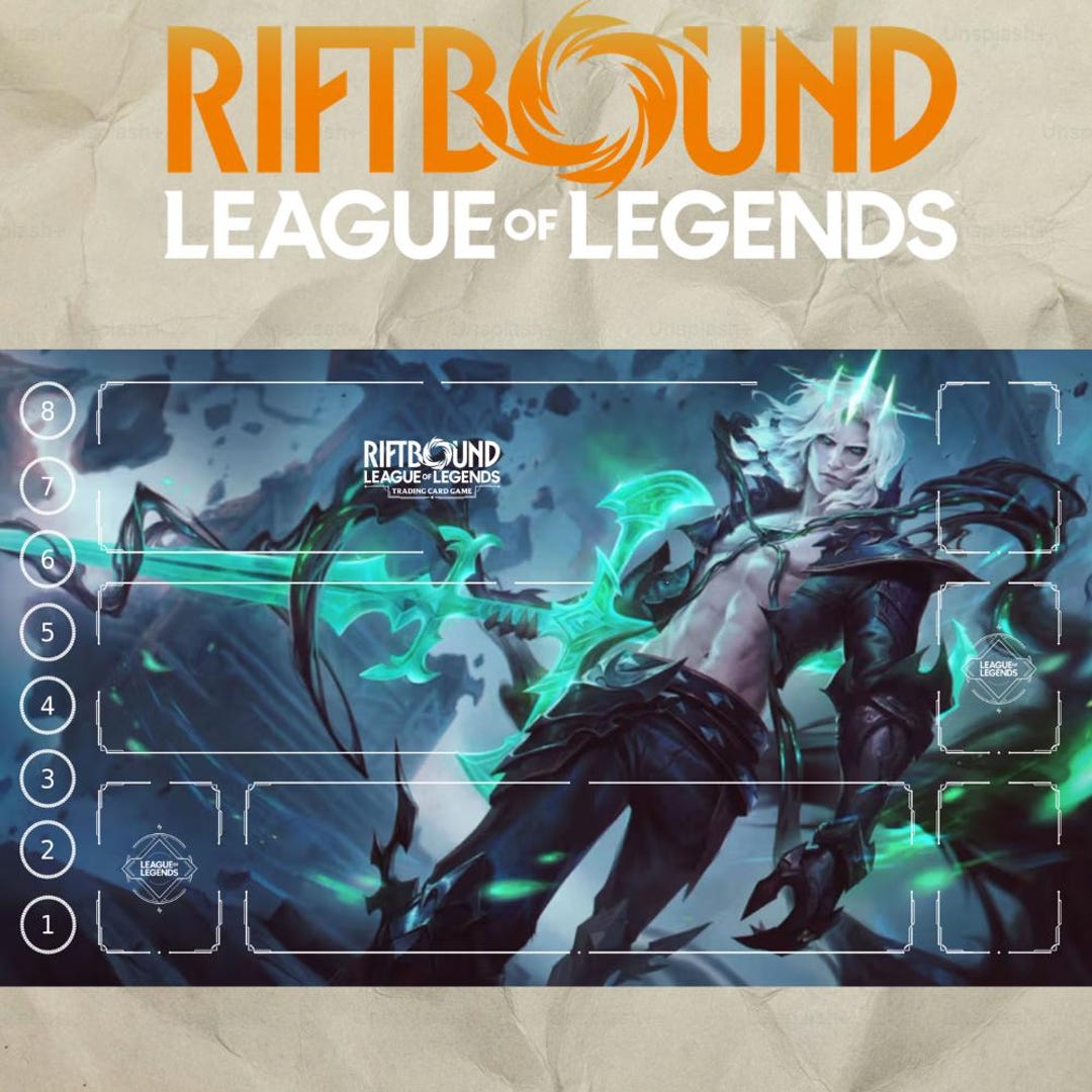 Viego Comic Riftbound Trading Card Game Playmat (24 X 14 Inches) - Etsy ...