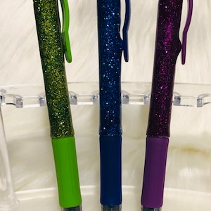 Set of colored ink pens, gift idea, unique, one of a kind