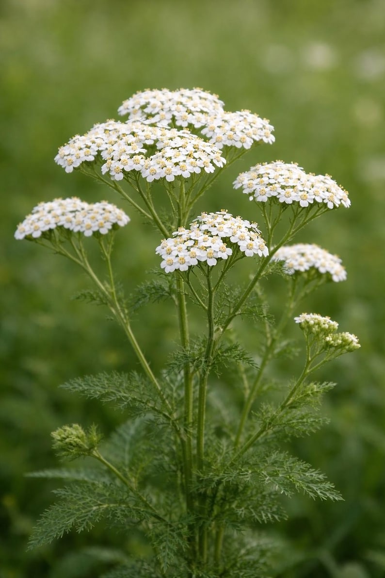 White Yarrow Bare Root – Set of 4 Young Low Maintenance Perennials ...