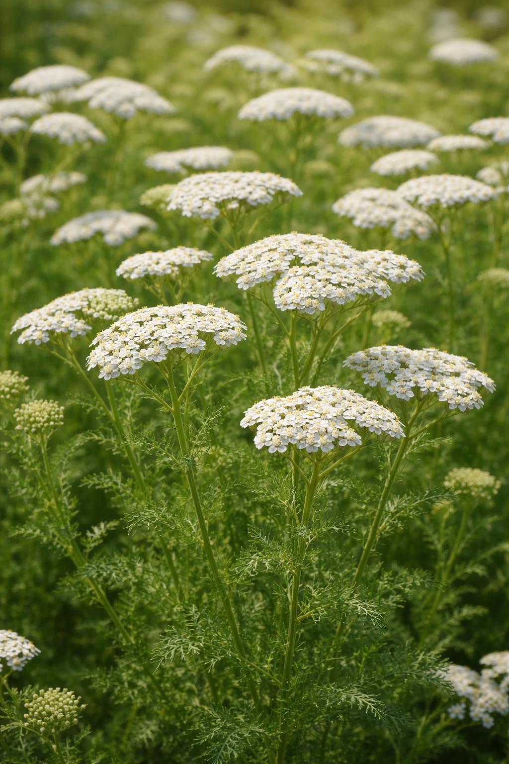White Yarrow Bare Root – Set of 4 Young Low Maintenance Perennials ...