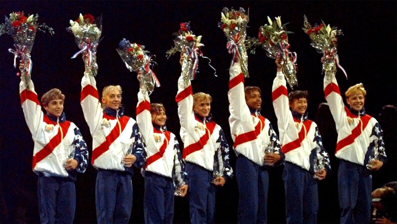 The Magnificent Seven 2 Dvd Gymnastics 1996 Trials Etsy 