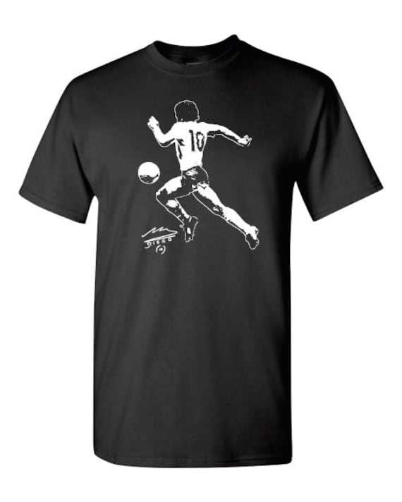 Más que nada carne Recepción Diego Maradona T Shirt Legend World Cup El 10 Argentina Remera - Etsy