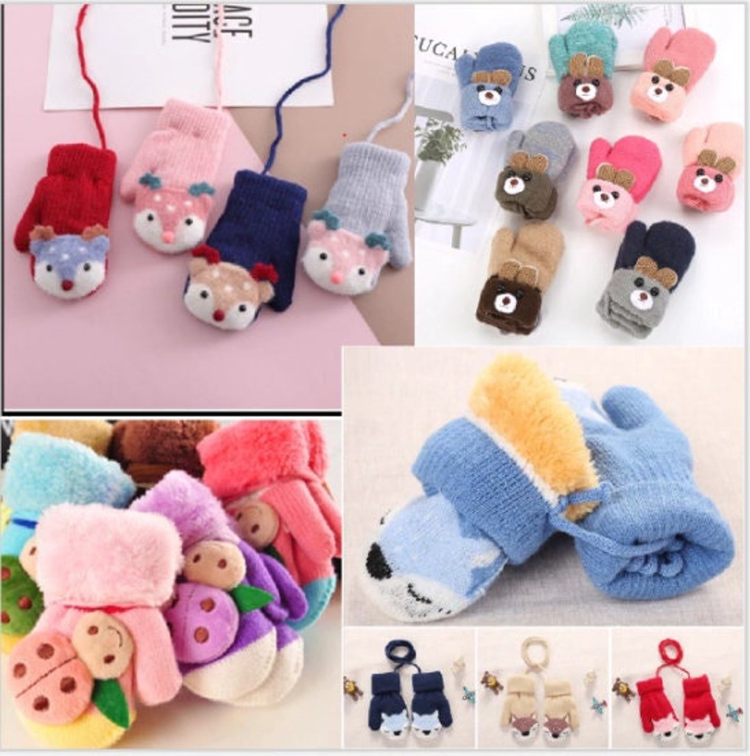 Baby Winter Mittens, Handmade Mitten, Toddler Winter Mittens, Gift