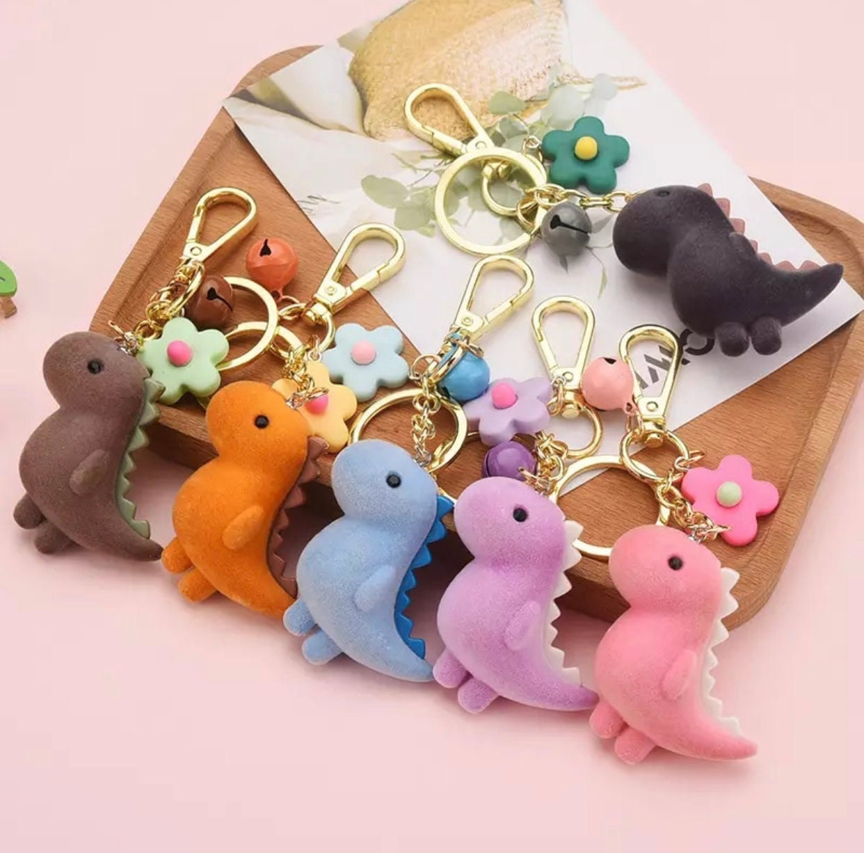 Dinosaur Keyring Etsy Canada