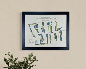 Grey Oaks Country Club - The Estuary Course - Naples, Florida | Golf Gift | Gift for Him | Gift for Her