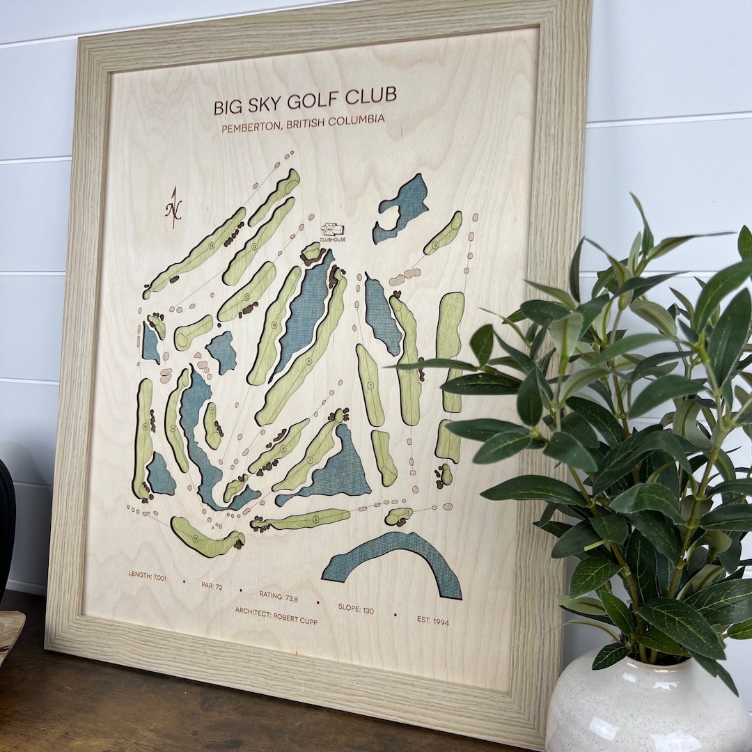 Custom Golf Course Map Any Course - Il 1080xN.5836320256 8drs