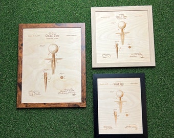 Golf Tee Patent, Golf Wall Art, Golf Gift