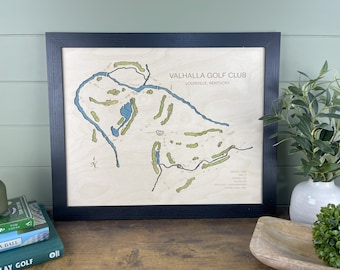 Valhalla Golf Club - | Golf Course Map | Golf Gift