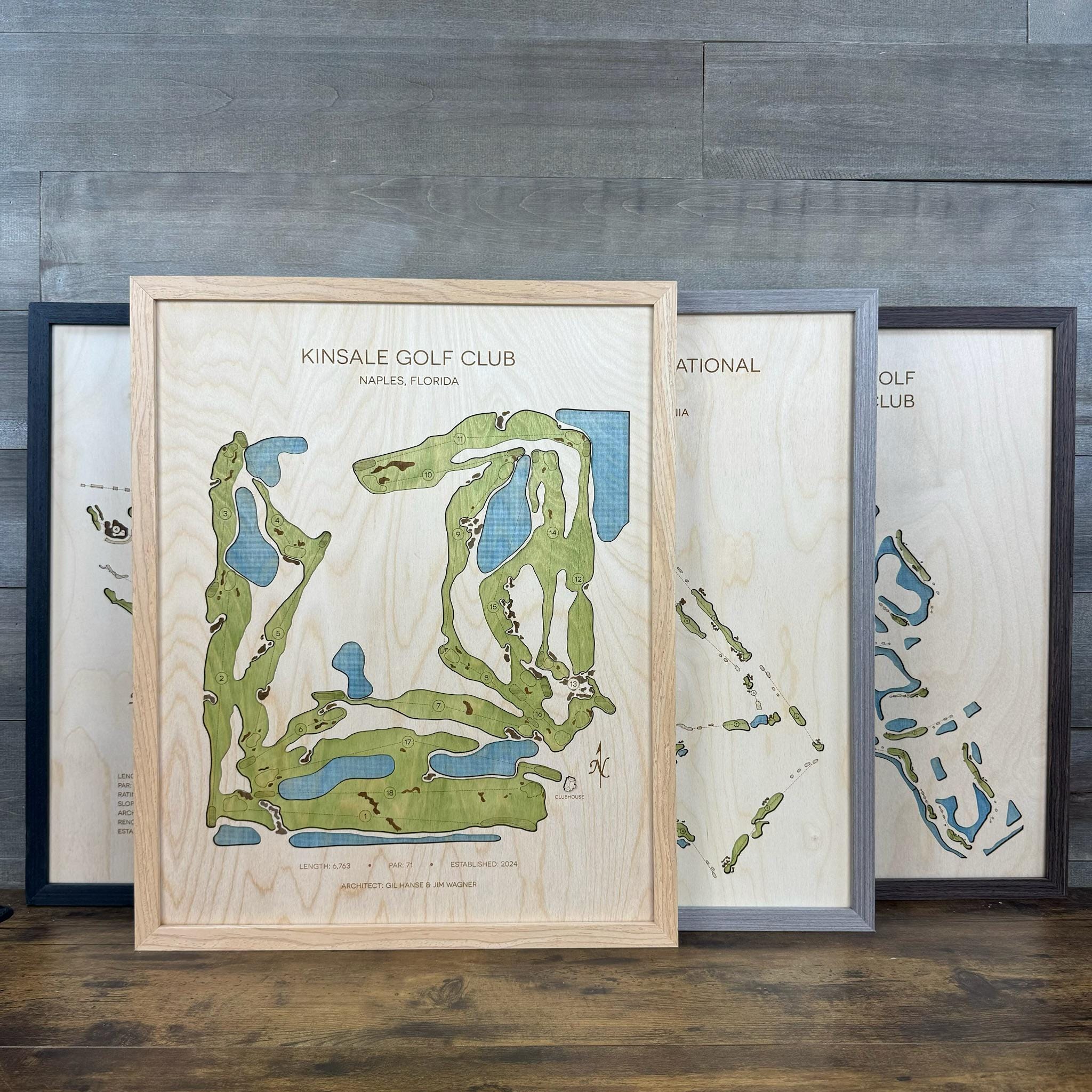 Custom Golf Course Map Art: Personalized Golf Gift - Etsy