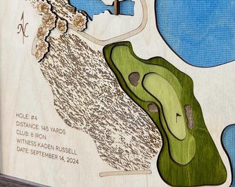 Personalized Hole-in-One Gift | Single Golf Hole | Custom Golf Gift | Golf Décor and Gifts