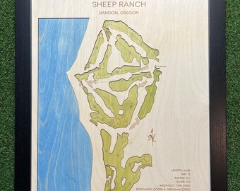 Sheep Ranch | Golf Course Map | Golf Gift