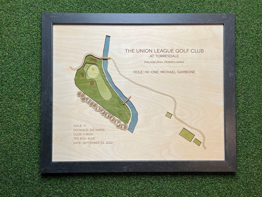 Personalized Hole-in-one Gift Single Golf Hole Custom Golf Gift Golf 