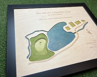 Personalized Hole-in-One Gift | Single Golf Hole | Custom Golf Gift | Golf Décor and Gifts