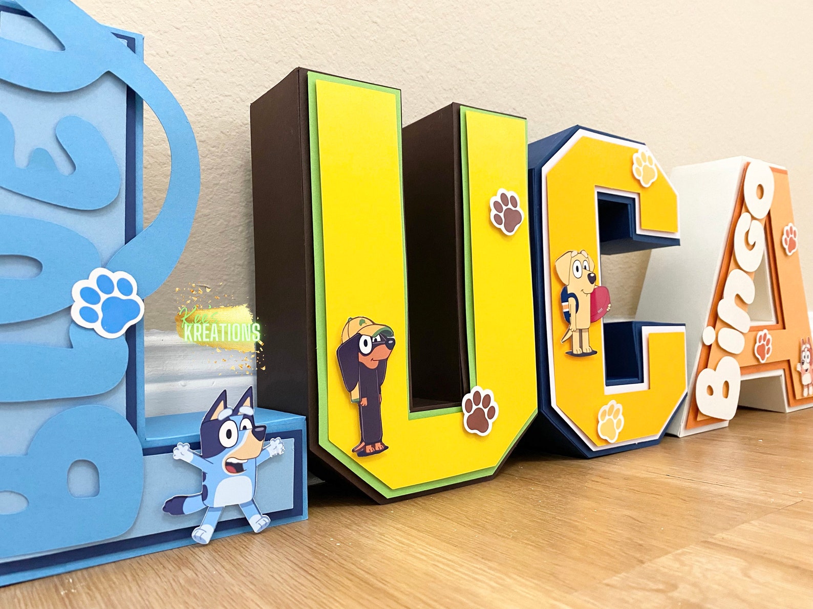 Bluey Letters / Numbers 8 Bluey Birthday Bluey Party Etsy Norway