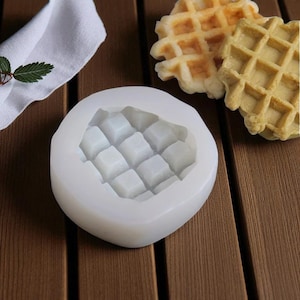 Large Waffle Silicone Mold, Candle Molds, Fake Bake Supplies, Resin Mold, Clay Mold, Waffle Soap Mold, Fake Waffle