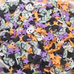 Fake Halloween Sprinkles, Slime Sprinkles, Fall Sprinkles, Polymer Clay Sprinkles , Shaker Sprinkles