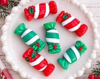 Resin Christmas Candy, Slime Charms, Fake Candy, Cabochon, Scrapbook, Cell Phone Charms, Jewelry Making, Fake Candy, Tiered Tray, Jar Filler