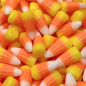 Large Fake Realistic Traditional Candy Corn, Fake Candy, Corn, Tiered Tray Candy Decor, Halloween/Fall Candy, Candy Corn, Jar/Bowl Fillers