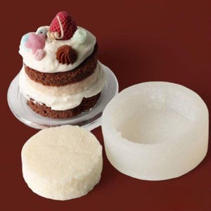 Sponge Cake Silicone Mold, Candle Molds, Fake Bake Supplies, Resin Mold, Clay Mold, Cake Mold, Fake Cake