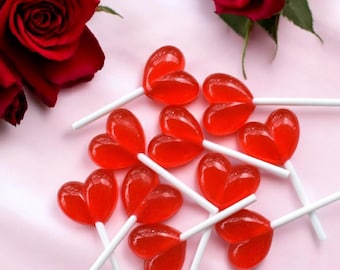 Realistic Red Heart Lollipops, Slime Charm, Fake Candy, Cabochons, Valentine Fake Candy, Red Lollipop, Scrapbook, Phone Charms, Gift