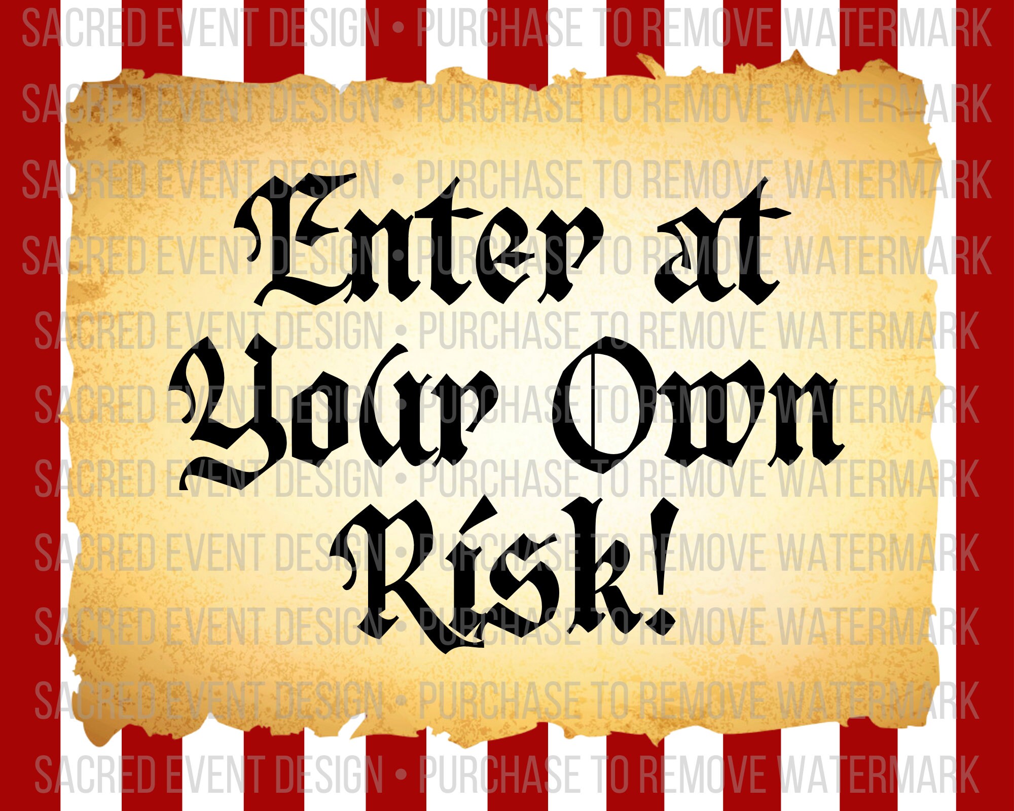 Pirate Party Printable Design Sign Bundle 10x8 - Etsy