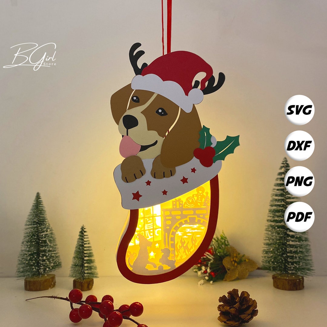 Christmas Dog Box SVG For Cricut Projects DIY Paper Christmas Dog Box christmas-dog-box-svg-for-cricut-projects-diy-paper-christmas-dog-box