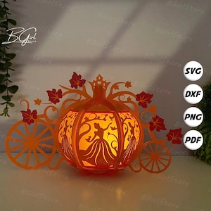 Prinsessenlantaarn pdf, SVG, studiosjabloon - DIY prinses papier gesneden sjabloon - kerstlantaarn voor huisdecoratie