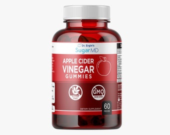 SugarMD Apple Cider Vinegar ACV 60 Gummies